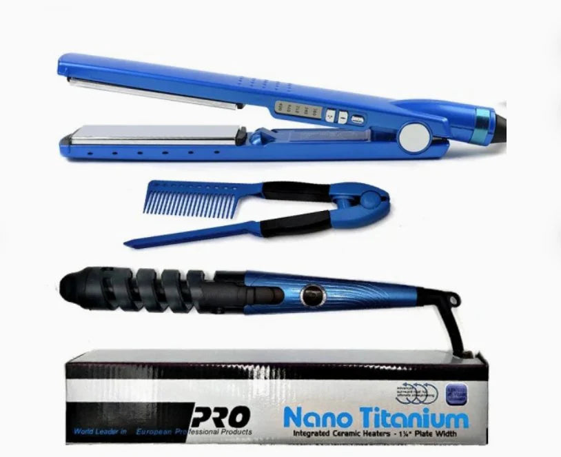 🔥 Splint Hair Straightener – مكواة تجعيد / فرد الشعر سبليت ٢‎-in‎-١