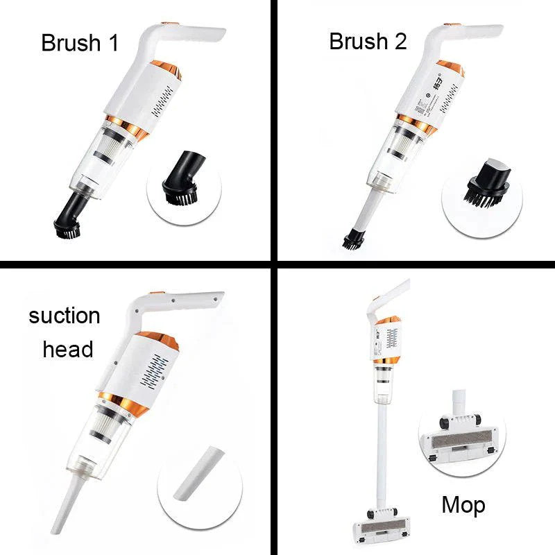 🔥 3-in-1 Wireless Vacuum Cleaner – مكنسة لاسلكية ٣ في ١