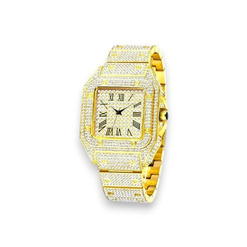 🔥 Women Gold Watch – ساعة ذهبيّة نسائية أنيقة