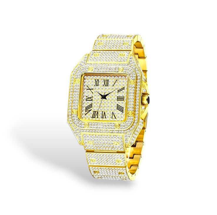 🔥 Women Gold Watch – ساعة ذهبيّة نسائية أنيقة