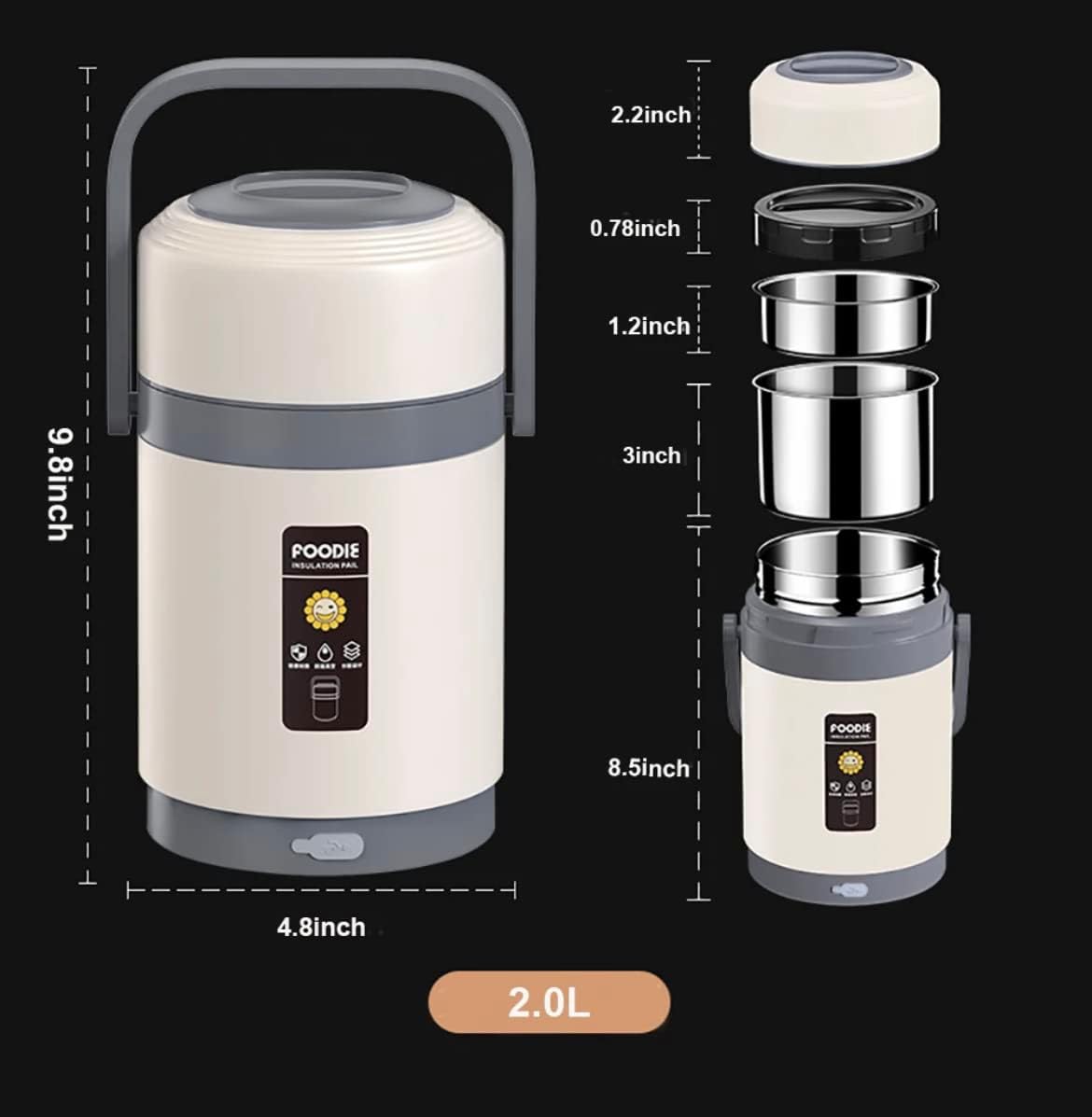 🔥 Constant Temperature Heat Preservation Pot – قدر حفظ حرارة ثابتة كهربائي