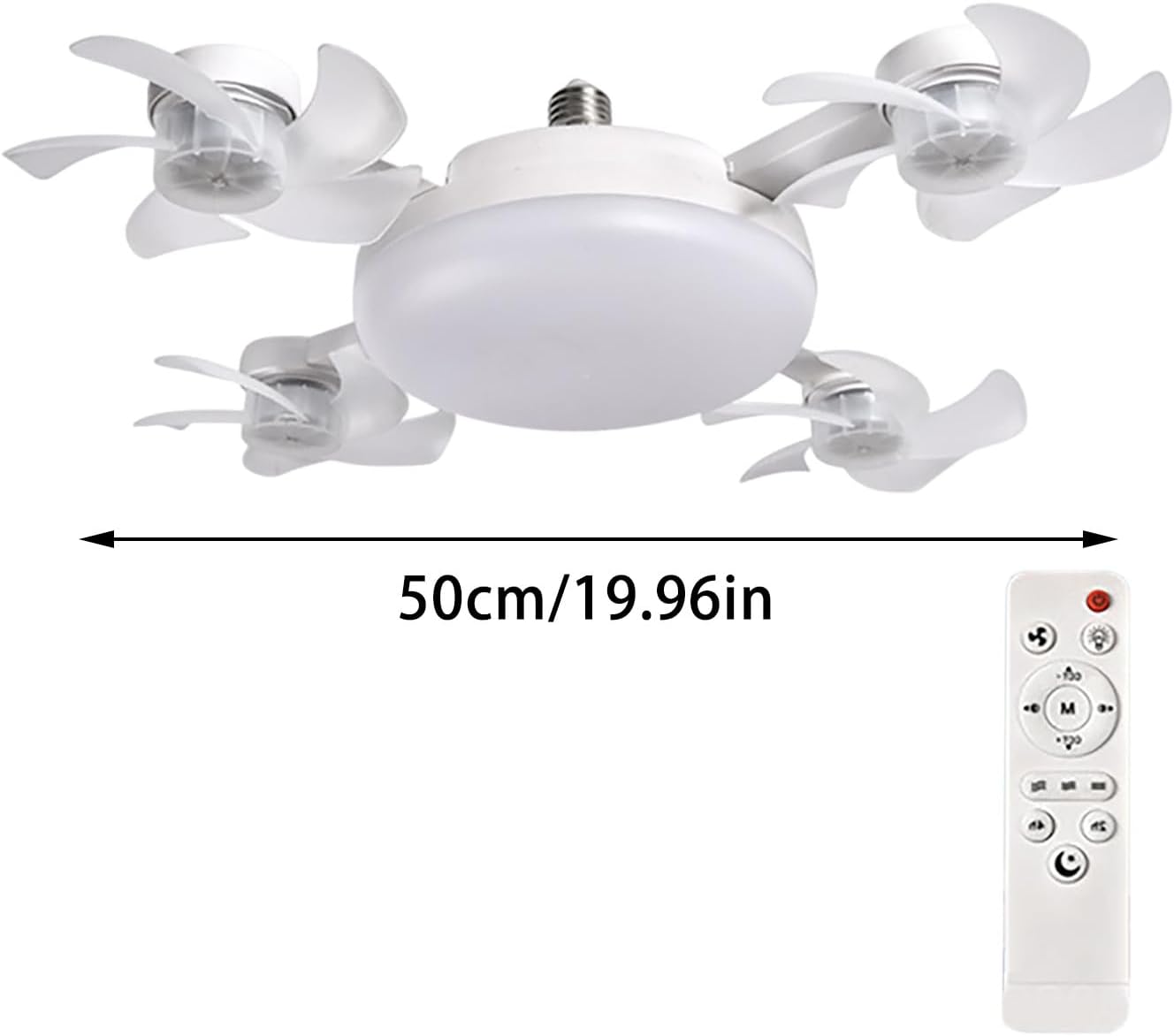 🔥 F4 Multifunctional Fan Light – مصباح مروحة متعدد الوظائف F4