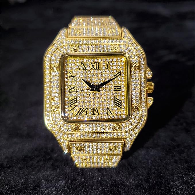 🔥 Women Gold Watch – ساعة ذهبيّة نسائية أنيقة