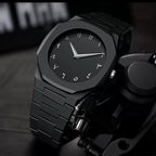 🔥 Stainless Steel Arabic Watch – ساعة عربية من الستانلس ستيل