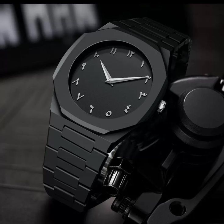 🔥 Stainless Steel Arabic Watch – ساعة عربية من الستانلس ستيل