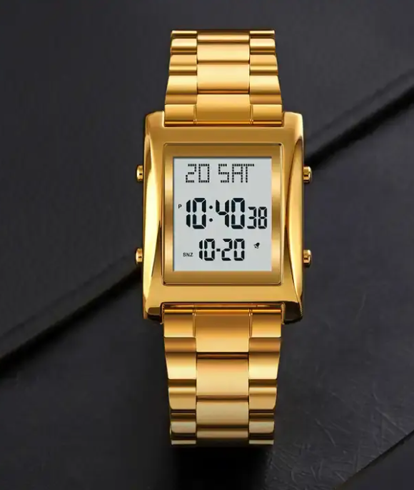 🔥 Al-Fajar Wrist Watch – ساعة الفجر اليدوية