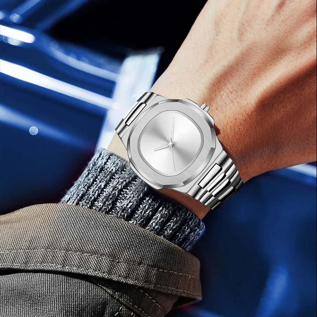 🔥 Casual Business Waterproof Quartz Watch – ساعة كاجوال بزنس كوارتز مقاومة للماء