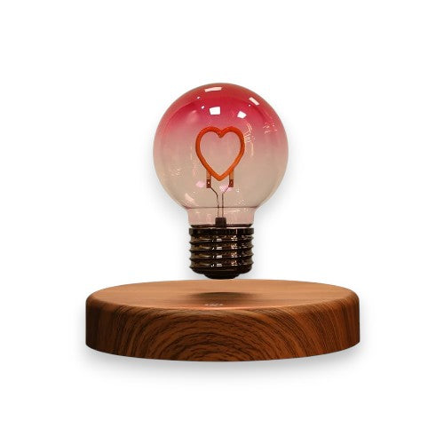 🔥 Levitating Heart LED Bulb Lamp – مصباح قلب عائم LED فريد