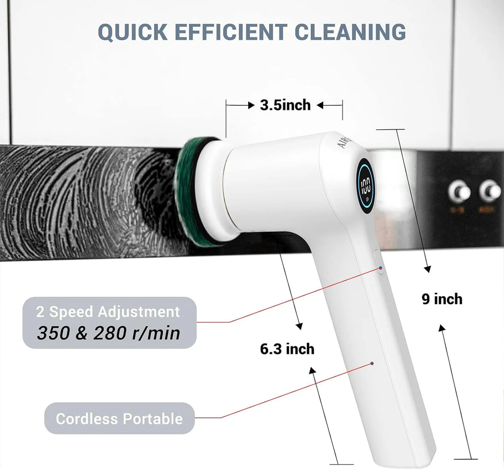 🔥 Electric Cleaning Scrubber – جهاز تنظيف كهربائي دوار