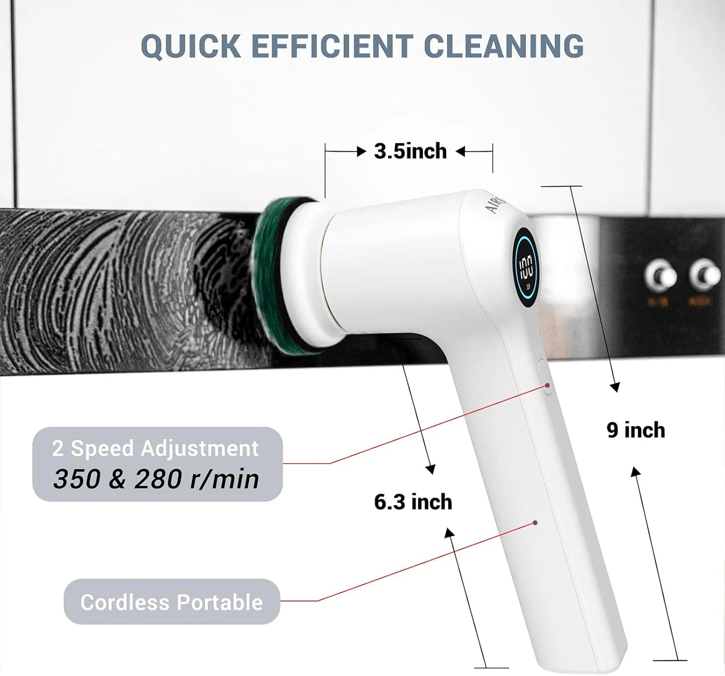 🔥 Electric Cleaning Scrubber – جهاز تنظيف كهربائي دوار