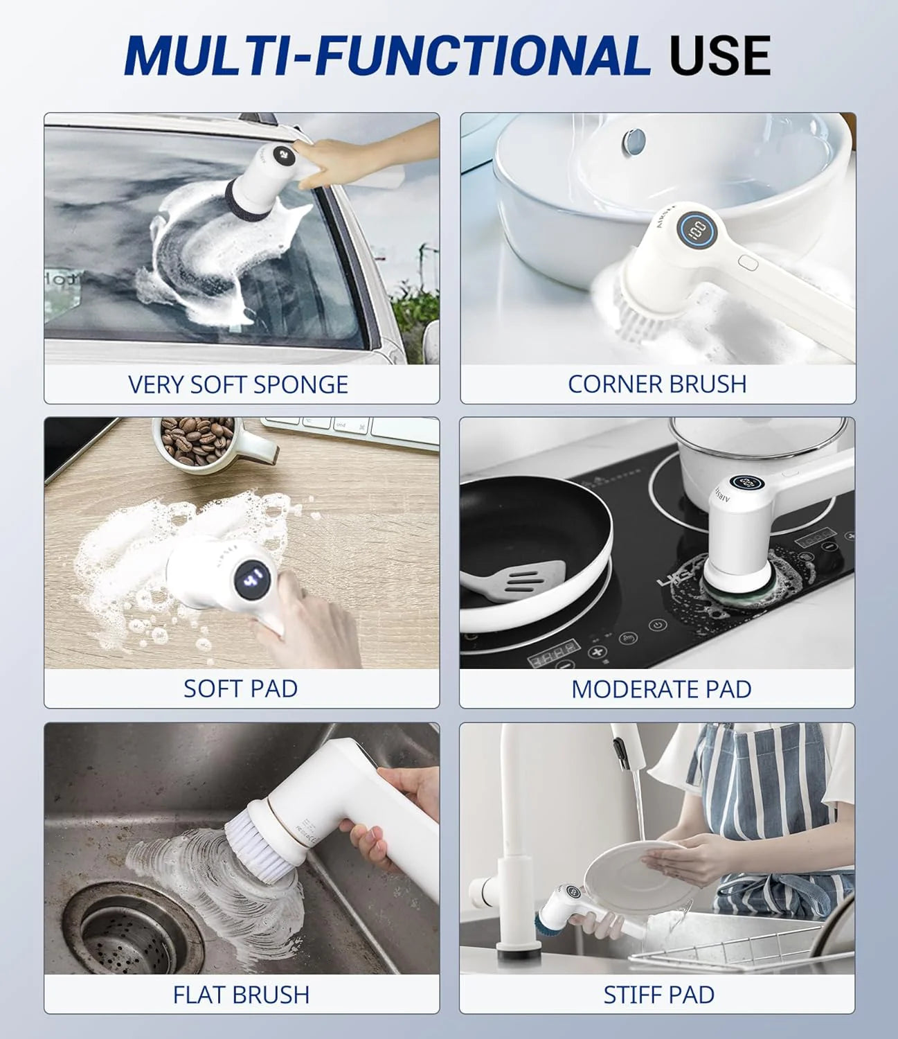 🔥 Electric Cleaning Scrubber – جهاز تنظيف كهربائي دوار