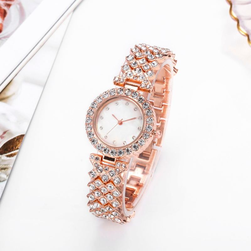🔥Fashion Simple Women’s Quartz Diamond Watch سَاعَة كوارتز نسائية بسيطة بألماس