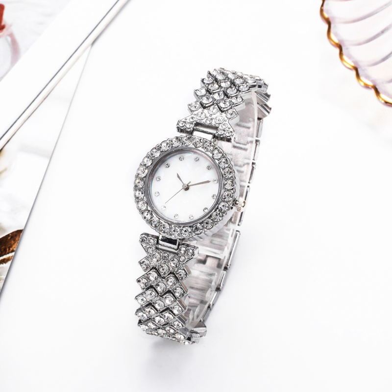 🔥Fashion Simple Women’s Quartz Diamond Watch سَاعَة كوارتز نسائية بسيطة بألماس