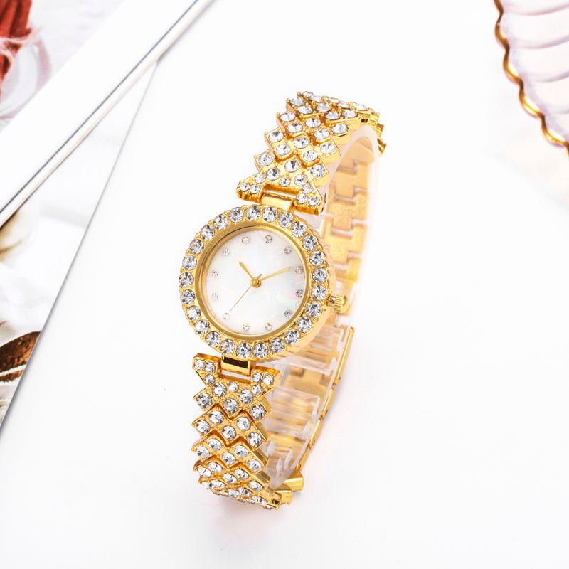 🔥Fashion Simple Women’s Quartz Diamond Watch سَاعَة كوارتز نسائية بسيطة بألماس