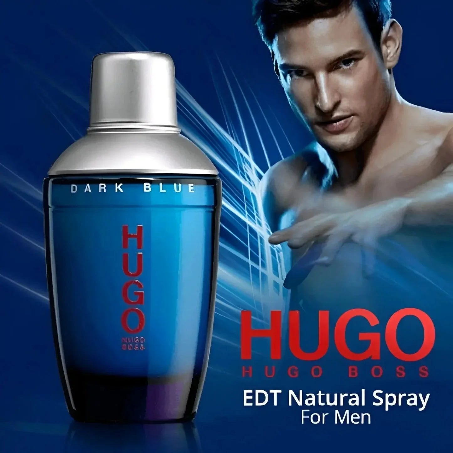 🔥 Hugo Boss Dark Blue Eau de Toilette (Original) – عطر هوغو بوس دارك بلو الأصلي