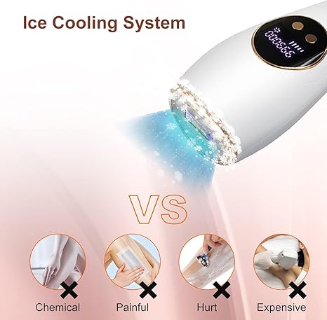 🔥 Ice Cold IPL Hair Removal Device – جهاز إزالة الشعر IPL بالتبريد