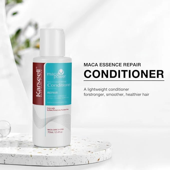 🔥 Karseell Maca Essence Repair Travel Set – مجموعة كارسيل ماكا أيسنس للتجديد بحجم سفر