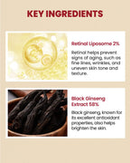 K‑SECRET - SEOUL 1988 Serum: Retinal Liposome 2% + Black Ginseng (Original)
