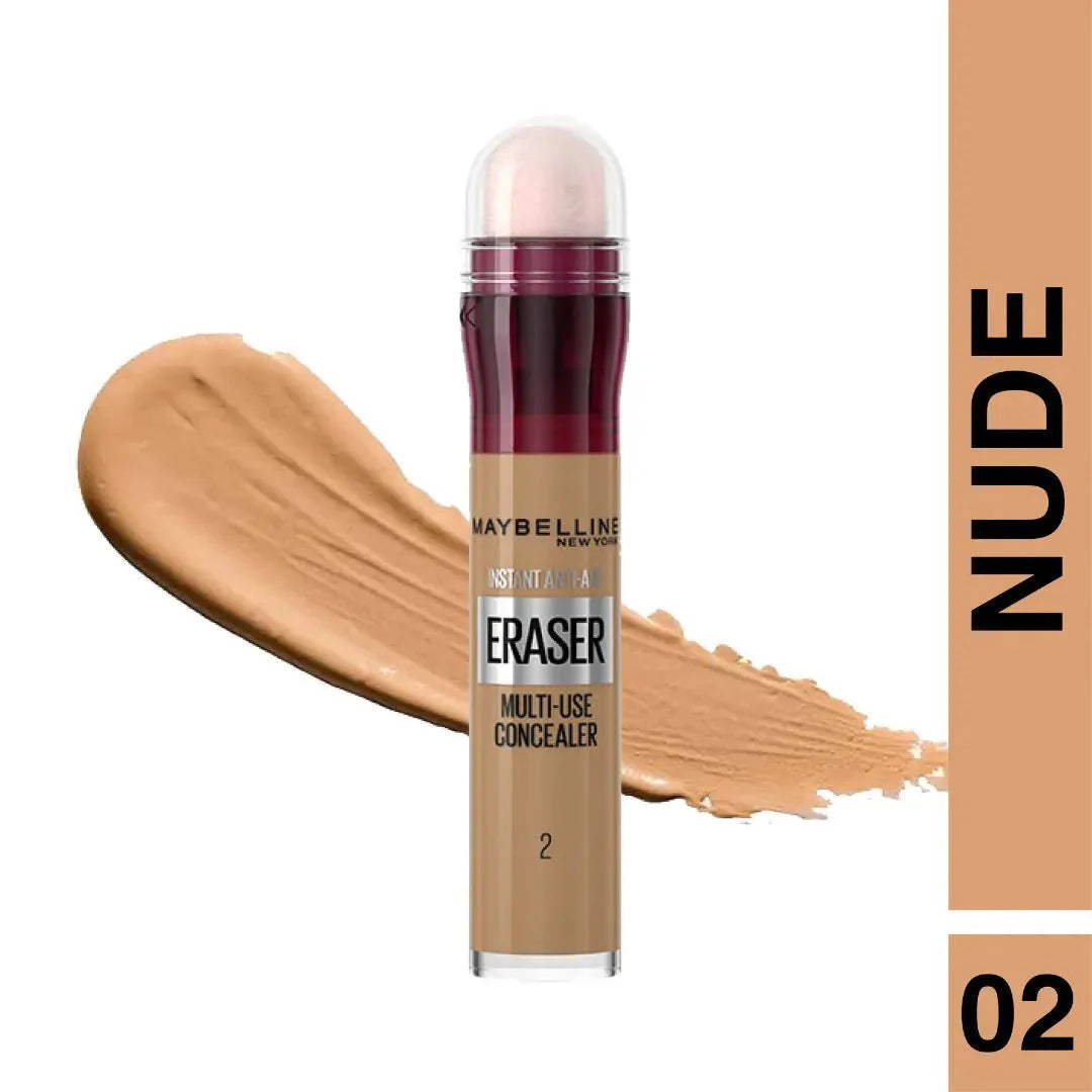 🔥 Maybelline Instant Eraser Multi-Use Concealer – مايبيلين إنستانت إريزر خافي العيوب متعدد الاستخدامات