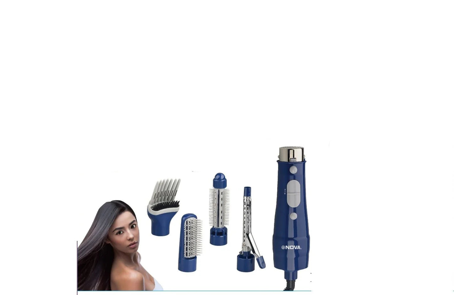 🔥 Nova 9-in-1 Hair Styler – جهاز تصفيف الشعر نوفا 9-في-1