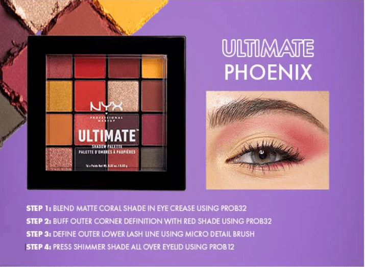 🔥 NYX Professional Eye Shadow Palette – لوحة ظلال العيون من NYX بروفيشنال