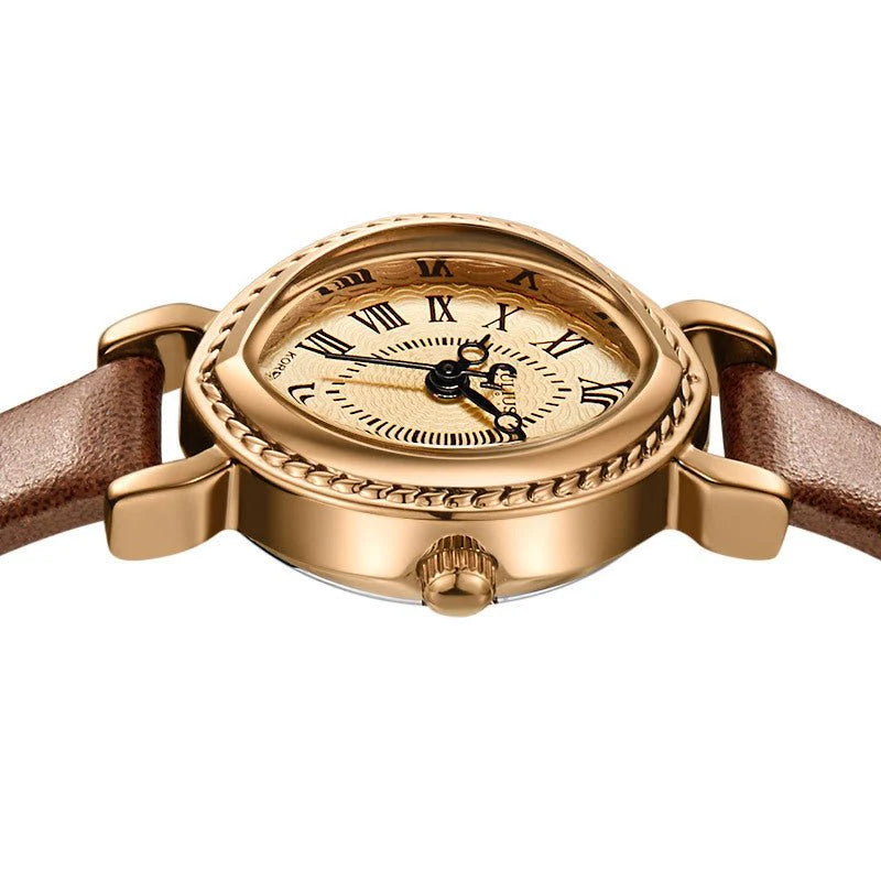 🔥 Oval Belt Quartz Waterproof Fashion Watch – ساعة حزام بيضاوي كوارتز مقاومة للماء