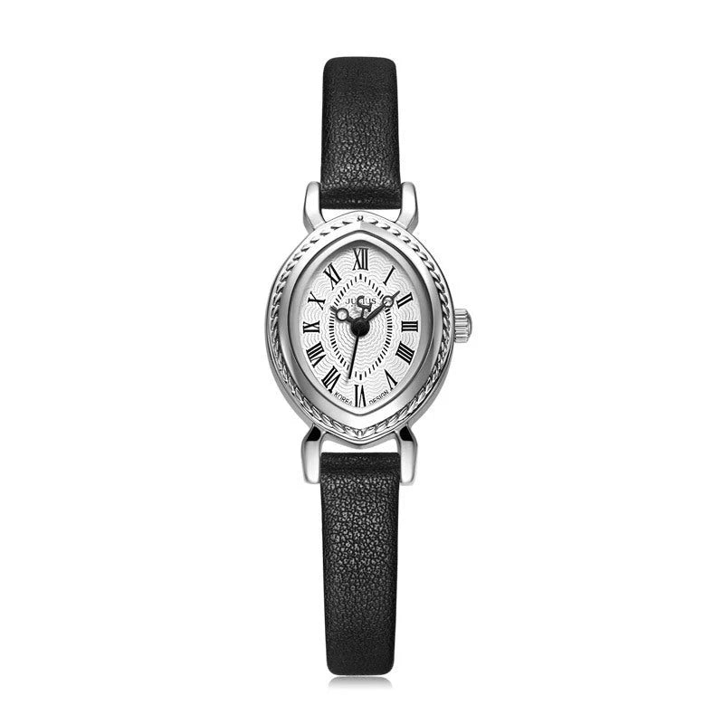🔥 Oval Belt Quartz Waterproof Fashion Watch – ساعة حزام بيضاوي كوارتز مقاومة للماء
