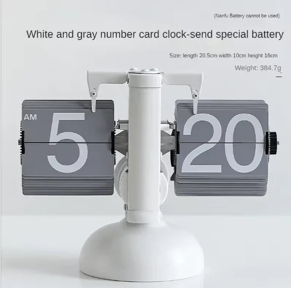 🔥 Retro Flip Clock – ساعة فليب كلاسيكية عتيقة