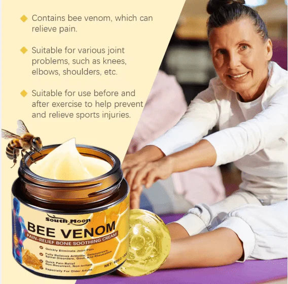 🔥 South Moon Bee Venom Pain-Relief Cream – كريم مرهم سم النحل ساوث مون للتخفيف من الألم