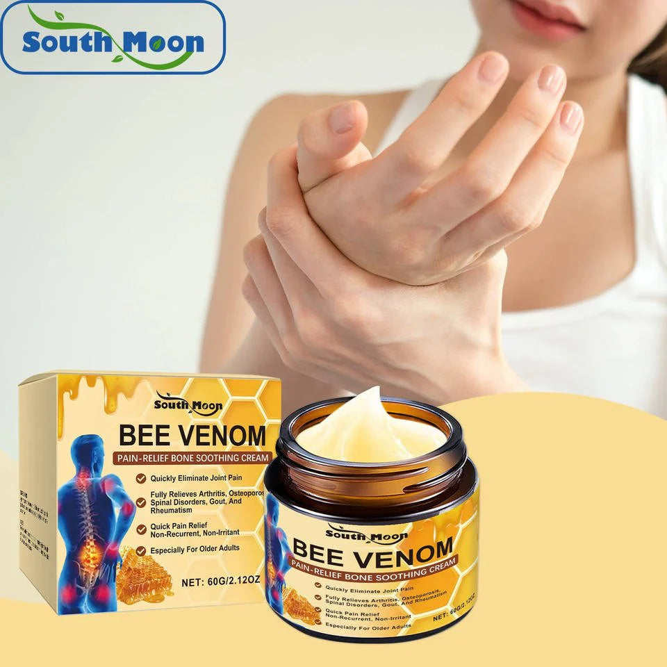 🔥 South Moon Bee Venom Pain-Relief Cream – كريم مرهم سم النحل ساوث مون للتخفيف من الألم