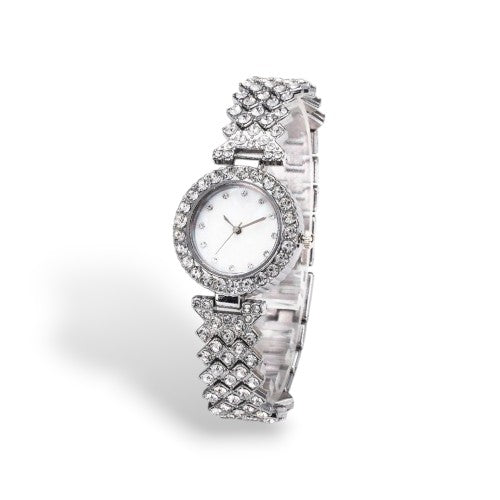 🔥Fashion Simple Women’s Quartz Diamond Watch سَاعَة كوارتز نسائية بسيطة بألماس